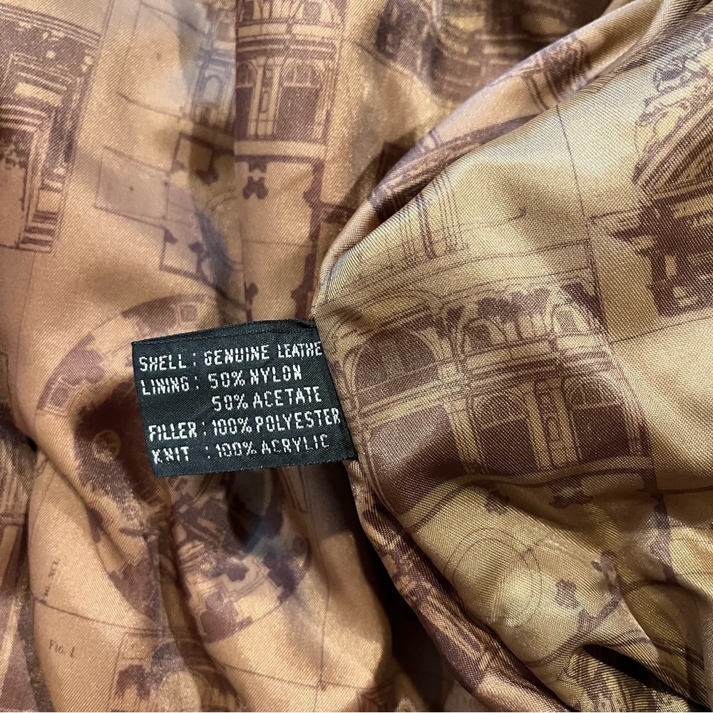 Vintage Structure leather Jacket - Picture 9 of 10
